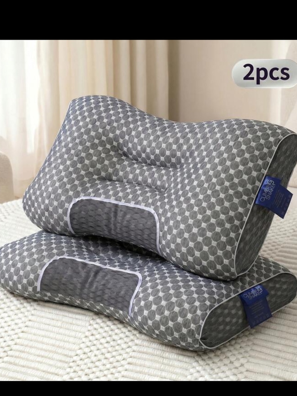 2pcs Pillow for Neck Pain Relief